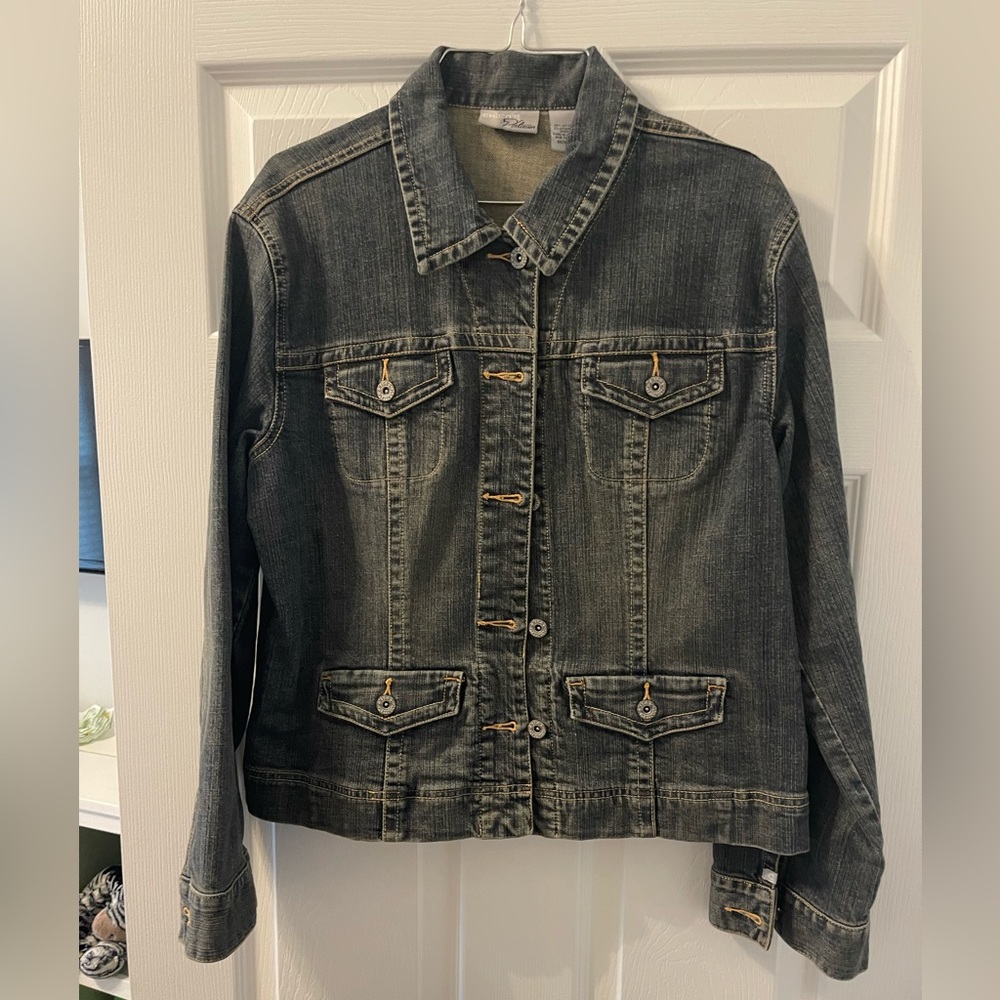 Denim jacket.
